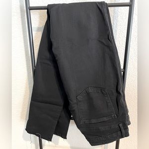 Just Black Raw Hem Jeans